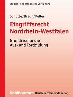 cover image of Eingriffsrecht Nordrhein-Westfalen
